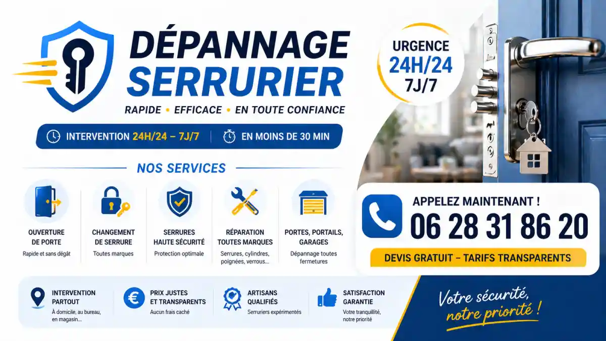Serrurier en urgence à Marseille 13009 dépannage 24h